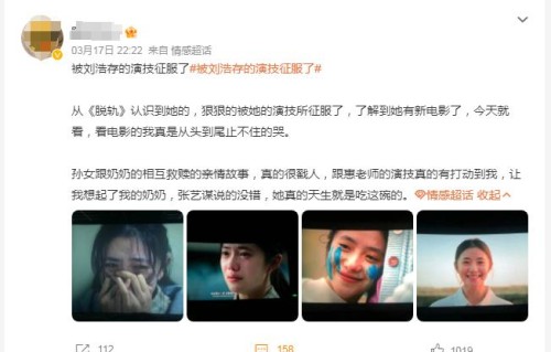 《灿烂的她》口碑两极分化,观众一星差评的锅,刘浩存不背