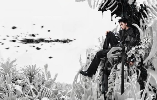 丁程鑫新歌人造神黑白造型曝光|时代少年团|少年团|时代|概念|质感