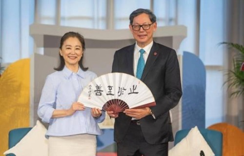 72岁林青霞以作家身份演讲：白发皱纹是勋章，美人从不畏迟暮